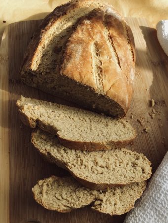 Easy home baked yeast bread